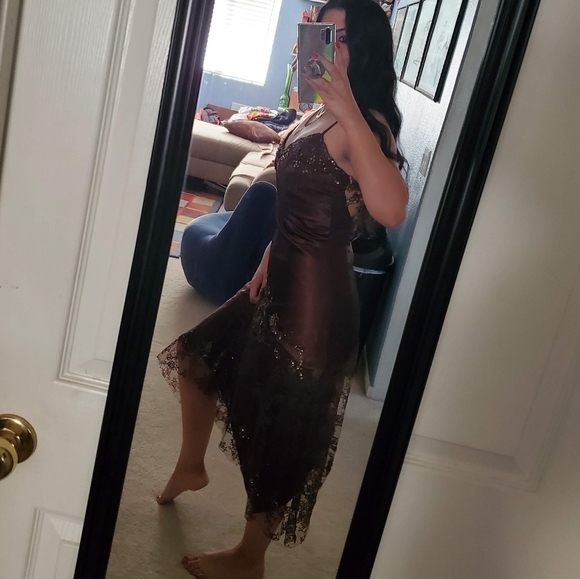 Xscape beaded sequin dress - Picture 3 of 15